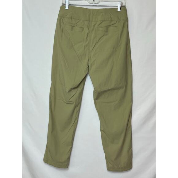 The North Face Women's M Tan Pull-On Pants Elastic Waist Hiking Outdoor Trail - Picture 2 of 9
